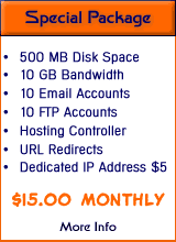 Special Hosting