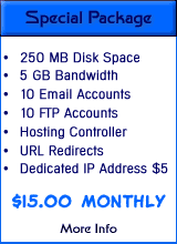 Special Hosting